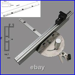 Router Miter Gauge Saw Aluminium Profile Fence With Track Stop Table Saw Ruler