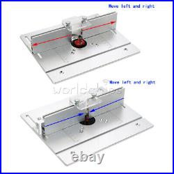 Router Table Insert Plate Wood Working Benches Aluminum Miter Saw Profile Fence