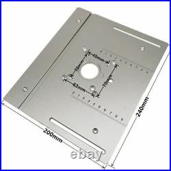 Router Table Insert Plate Woodworking Benches Table Saw Aluminium Profile Fence