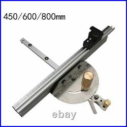 Ruler Saw Miter Gauge Assembly Carpentry Tools, Aluminum Fence With Stop Track