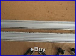 Ryobi 10 Table Saw Front And Back Fence Rails With Clamps Bt3000/bt3100