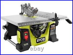 Ryobi HP 18V Brushless Cordless 8-1/4 in. Compact Portable Jobsite Table Saw Ki