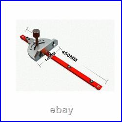 Saw Miter Gauge Table Angle Aluminum Router Alloy Fence Assembly Ruler Sawing