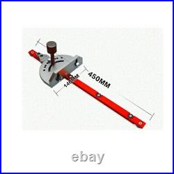 Saw Miter Gauge Table Angle Aluminum Router Alloy Fence Assembly Sawing Ruler