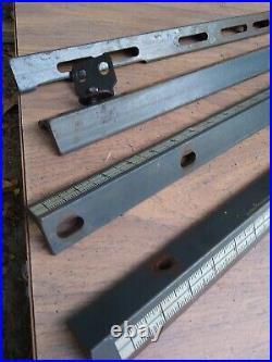 Sears Craftsman 10 Table Saw Brackets and Rip Fence Rail vintage