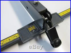 Sears Craftsman 10 Table Saw Rip Fence & Guide Rails, for 27 deep tables