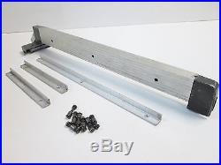 Sears Craftsman 8 & 9 Table Saw Rip Fence & Guide Rails, for 20 deep tables