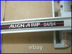 Sears Craftsman Align A Rip 24/24 Fence and Rails Assembly for 27 Deep Table
