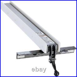 Shop Fox Table Saw Classic Fence 25 54 Standard Rails Powder-Coated Silver