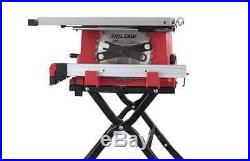 Skil Saw 10 in. Blade Corded Table Saw New with Folding Stand, Fence, Miter Rips
