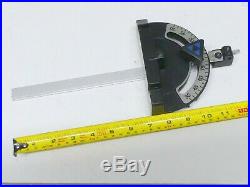 Sliding Mitre Fence Protractor For Saw Bench, Router Table Bandsaw 3/4 Slot