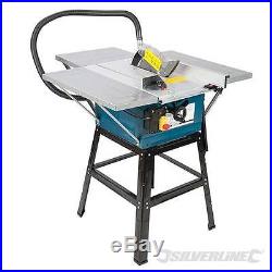 TABLE SAW WITH POWERFUL 1600w MOTOR 254mm 10 BLADE Aluminium Rip Fence ACCURATE