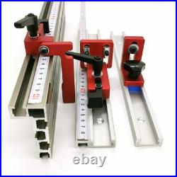 T-Slot Stopper Miter Gauge Fence Connector Alloy Track Stop Block Saw Table Slid