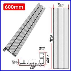 T-Track Miter Backer Aluminum Fence T-Slot Sliding Bracket Woodworking Table Saw