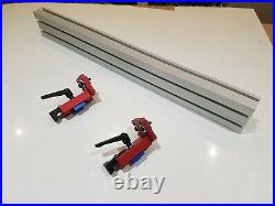Table Router Saw Miter 600mm Aluminium Alloy Fence + Type 45 T Track brackets