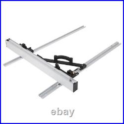 Table Saw Fence Kit Black Silver Aluminum Alloy With Fine Adjustment Knob 800mm