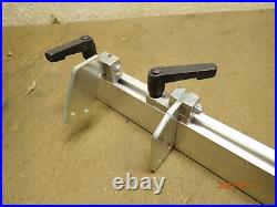 Table Saw Miter Gage Gauge With 2 Fences Long And Short With Flip Work Stops