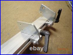 Table Saw Miter Gage Gauge With 2 Fences Long And Short With Flip Work Stops