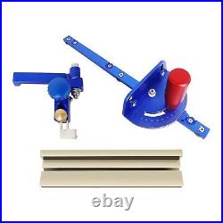 Table Saw Miter Gauge with Miter Fence Aluminum Sawing Assembly Angle Ruler