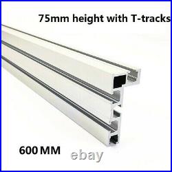 Table Saw Miter Track 600mm 75 Type Accessory Aluminium Alloy Fence Stop