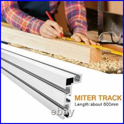 Table Saw Miter Track 600mm Accessory Aluminium Alloy Fence Stop Durable Durable