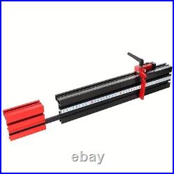 Telescoping Aluminum Profile Router Fence T-Track Table Saw Fence T-Slot 75 Type