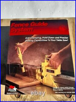 Vintage CRAFTSMAN Table Saw Fence Guide System 32371 Made in USA withOrigBox & pap