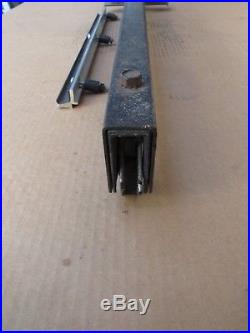 Vintage Craftsman 113. 10 Table Saw Cam Lock Fence Micro Adjust and 20'' Rail