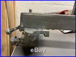 Vintage Craftsman 113 10 Table Saw Micro Adjust Fence And Rails! 1950s 60s