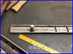 Vintage Craftsman 113 10 Table Saw Micro Adjust Front Fence Rail