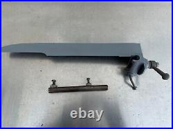 Vintage Craftsman Planer/Jointer Fence & Rail Assembly from 103.23340 #1523