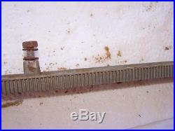 Vintage Craftsman Table Saw Parts Geared Micro-Adjust Fence Rail 23 3/4 long