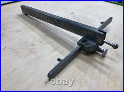 Vintage Craftsman Table Saw Rip Fence Guide Rail for 22 deep cast iron top