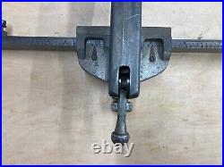 Vintage Craftsman Table Saw Rip Fence Guide Rail for 22 deep cast iron top
