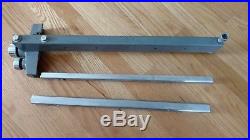 Vintage Delta 18 FENCE RAILS and FENCE for 18 TABLE Band Saw- Table Saw