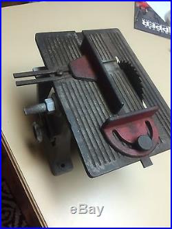 Vintage Minature Table Saw With Fence & Miter Gauge