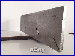 Vintage Table Saw Guide Fence Part Original Tool Unknown Maker