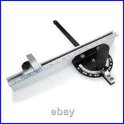 WoodRiver Snap-Set Miter Gauge Fence Combo with Flip-Stop