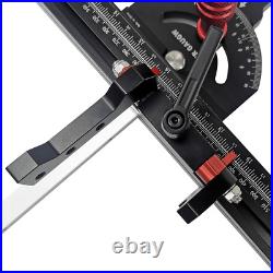 Woodworking M1 Pro Angle Miter Gauge with Extended Fence