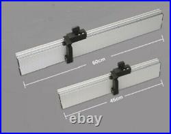 Woodworking Miter Gauge Fence Table Saw Fence and T Track Slot Sliding Brackets