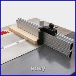 Woodworking Miter Gauge Fence Table Saw Fence and T Track Slot Sliding Brackets