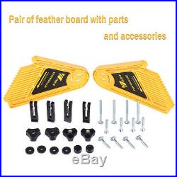 ZANMAX Double Feather Board Set for Router Table Saw Fence Woodworking Accessory